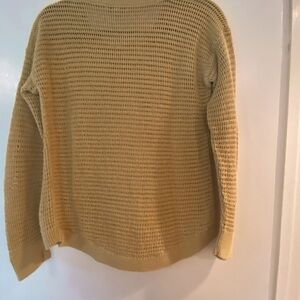Madewell branded open knit sweater